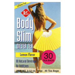 Uncle Lee's Tea, Body Slim Dieter Tea, Lemon, без кофеина, 30 чайных пакетиков, 60 г (2,12 унции)