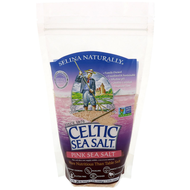 Celtic Sea Salt, Pink Sea Salt, 1 lb (452 g)