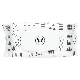 The Honest Company, Салфетки Sensitive Clean Conscious, черно-белые, без отдушек, 60 салфеток