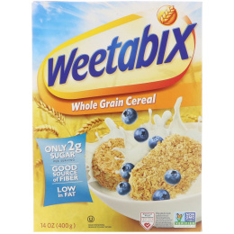 Weetabix, Цельнозерновые злаки, 14 унций, (400 г)