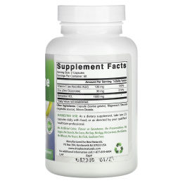 Best Naturals, берберин плюс, 1000 мг, 120 капсул (500 мг в 1 капсуле)