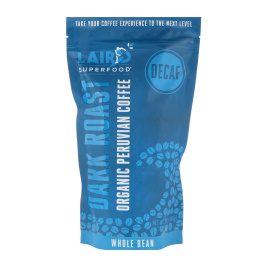 Laird Superfood, Органический перуанский кофе, без кафеина, сильной обжарки, цельнозерновой, 12 унций (340 г)