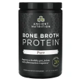 Dr. Axe / Ancient Nutrition, "Белок костного бульона", чистый белковый порошок без ароматизаторов, 15,7 унции (445 г)