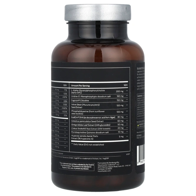 Qualia, Mind®, Caffeine Free, 105 Capsules