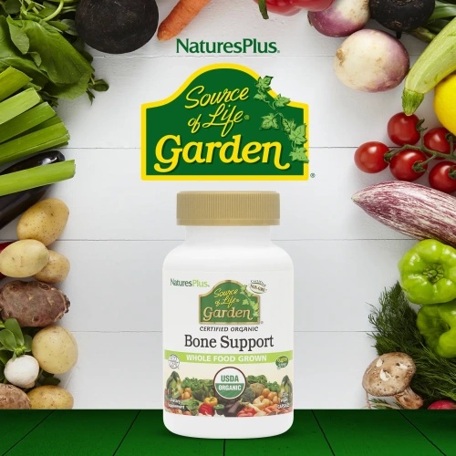 Nature's Plus, Source of Life Garden, Organic Bone Support , 120 Vegan Capsules