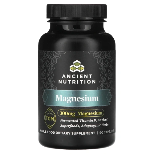 Dr. Axe / Ancient Nutrition, Ancient Nutrients, Магний, 300 мг, 90 капсул