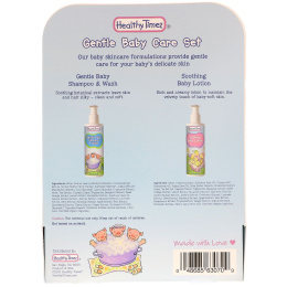 Healthy Times, Комплект для нежного ухода за младенцем, шампунь и жидкое мыло 2-в-1, лосьон, 2 бутылочки, 8 ж. унц.(236 мл) в каждой