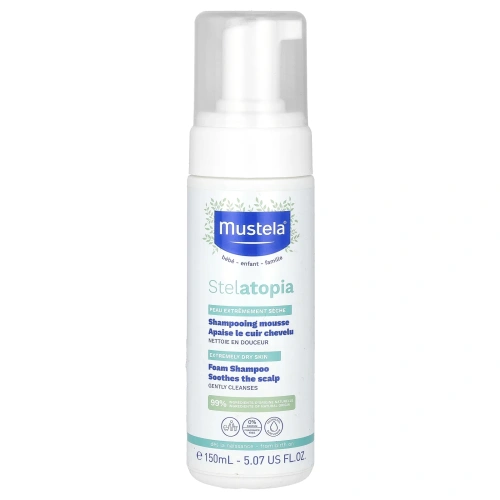 Mustela, Stelatopia, шампунь-пенка, 150 мл (5,07 жидк. унц.)