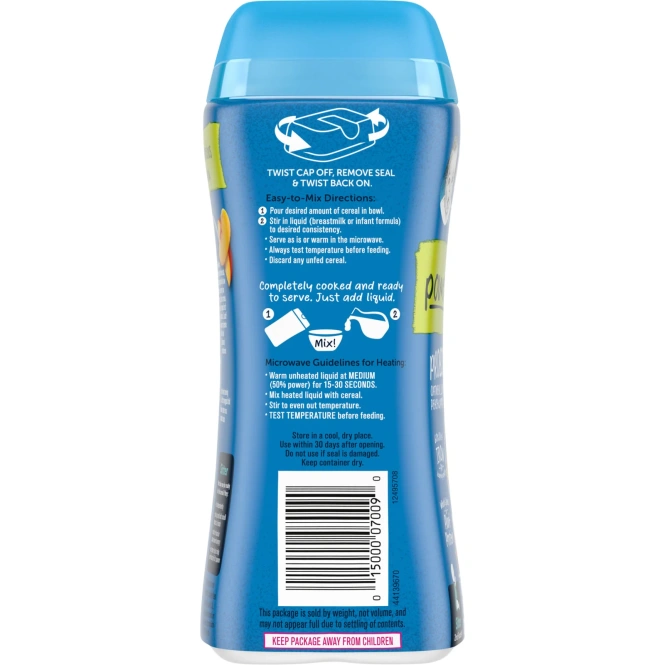 Gerber, пробиотические овсяные хлопья, персик и яблоко, 227 г (8 унций)