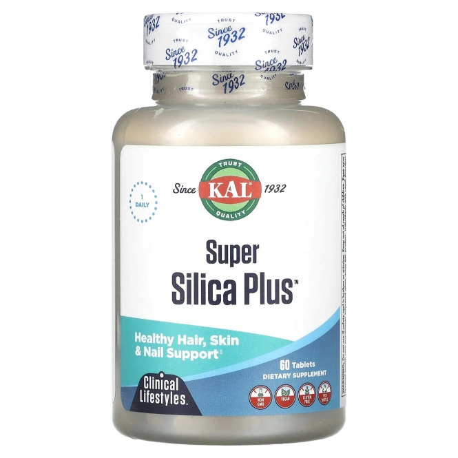 KAL, Super Silica Plus, 60 таблеток