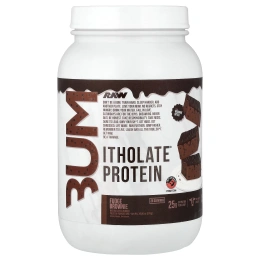 Raw Nutrition, Bum, протеин Itholate®, брауни с помадкой, 875 г (30,86 унции)