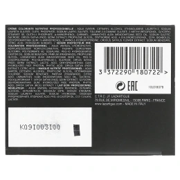 Lazartigue, Стойкая краска для волос с растительными экстрактами, 7.30 Golden Blond, 1 применение