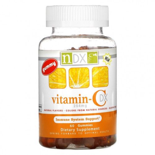 Natural Dynamix (NDX), Vitamin-C DX, Natural Flavors, 254 mg, 60 Gummies