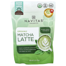 Navitas Organics, Органический латте матча, 315 г (11,1 унции)