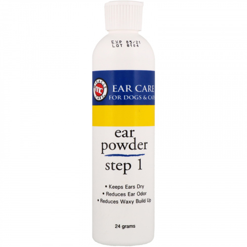 Miracle Care, Ear Care, Ear Powder, For Dogs & Cats, Step 1, 24 g
