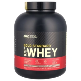 Optimum Nutrition, Золотой стандарт, 100% сыворотка, шоколад  кокос , 5 фунтов (2.27кг)