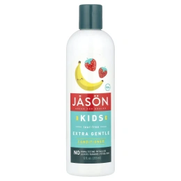 Jason Natural, Экстра нежный кондиционер для детей без слез, клубника и банан, 355 мл (12 жидк. унц.)