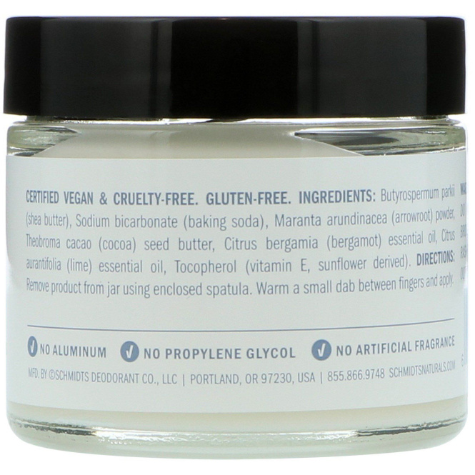 Schmidt's, Бергамот + лайм, 2 унц. (56.7 г)