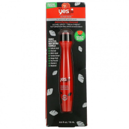 Yes To, Детоксифицирующее средство от угревой сыпи, томаты, 15 мл (0,5 жидк. Унции)