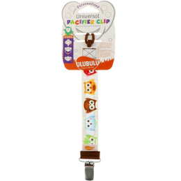 Ulubulu, Универсальный держатель для пустышек, Сова, 1 штука