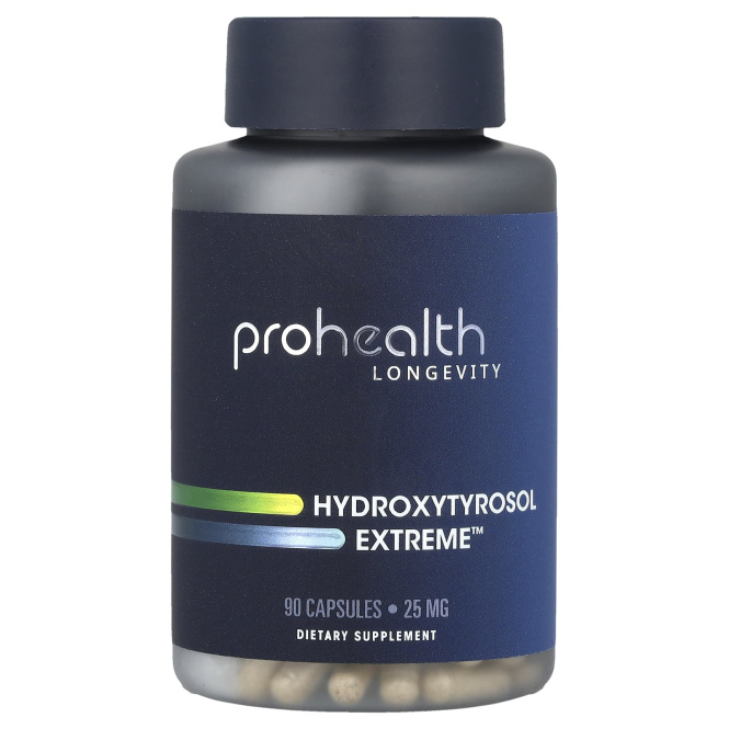 ProHealth Longevity, Hydroxytyrosol Extreme, 25 мг, 90 вегетарианских капсул