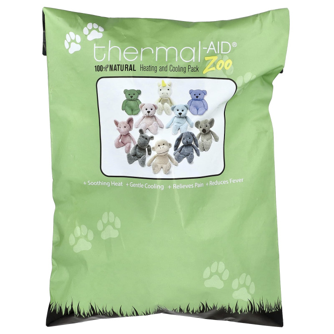 Thermal Aid, разогревающая и охлаждающая маска, розовый медведь, Bella, 1 шт.