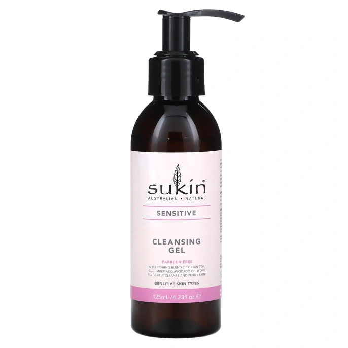 Sukin, Очищающий гель, для чувствительной кожи, 125 мл (4,23 жидк. унц.)