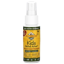 All Terrain, Kids Herbal Armor, Натуральный репеллент от насекомых, 2,0 ж. унц.(60 мл)
