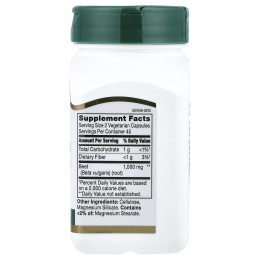 21st Century, свекла, корень, 90 капсул (500 мг в 1 капсуле)