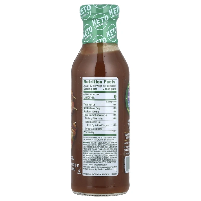 Walden Farms, Медовый соус для барбекю, 12 унций (340 г)