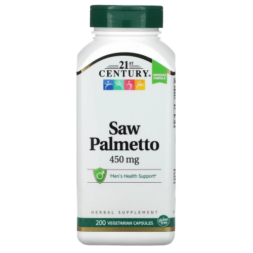 21st Century, Saw Palmetto, Men's Health Support, 450 mg, 200 Vegetarian Capsules