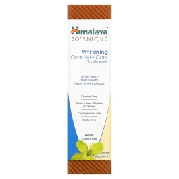 Himalaya, Отбеливающая зубная паста, комплексный уход, Simply Peppermint, 5,29 унций (150 г)