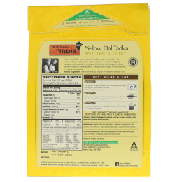 Kitchens of India, Yellow Dal Tadka, Карри из дробленой чечевицы, 10 унций (285 г)