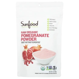 Sunfood, Порошок из необработанного органического граната, 113 г (4 унции)
