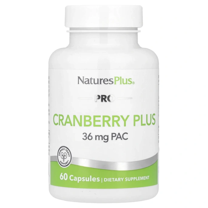 NaturesPlus, PRO Cranberry Plus, 60 капсул (350 мг на капсулу)