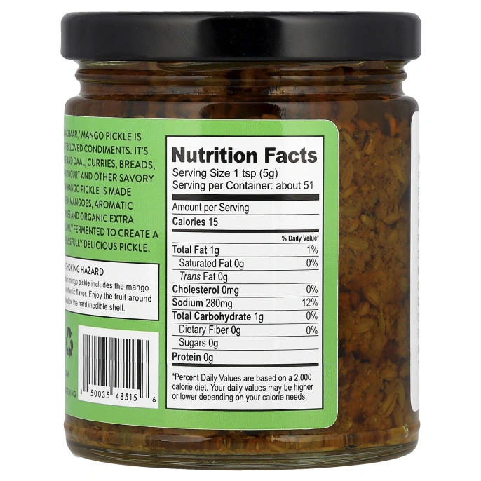 Pure Indian Foods, Необработанный рассол из манго, 255 г (9 унций)