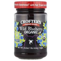 Crofter's Organic, Premium Spread, органическая дикая голубика, 468 г (16,5 унции)