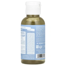 Dr. Bronner's, Чистое кастильское мыло из конопли 18-в-1, детское без запаха, 59 мл (2 жидк. унц.)