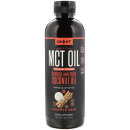 Onnit, Emulsified MCT Oil, Non-Dairy Creamer, Cinnamon Swirl, 16 fl oz (473 ml)