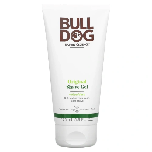 Bulldog Skincare For Men, Оригинальный гель для бритья, 175 мл