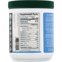 Green Foods Corporation, Органический и необработанный продукт, Ростки ячменя в виде порошка, 8,5 унц. (240 г)