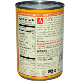 Amy's, Органический суп с кусочками томатов, 14,5 унций (411 г)