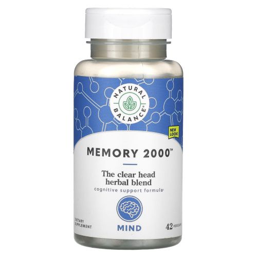 Natural Balance, Memory 2000, 42 Veg Caps