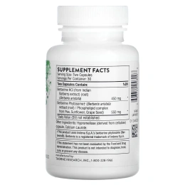 Берберин, Berberine, Thorne Research, 60 капсул