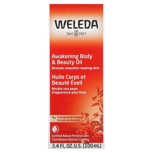 Weleda, Восстанавливающее масло для тела с гранатом, 3.4 жидких унций (100 мл)