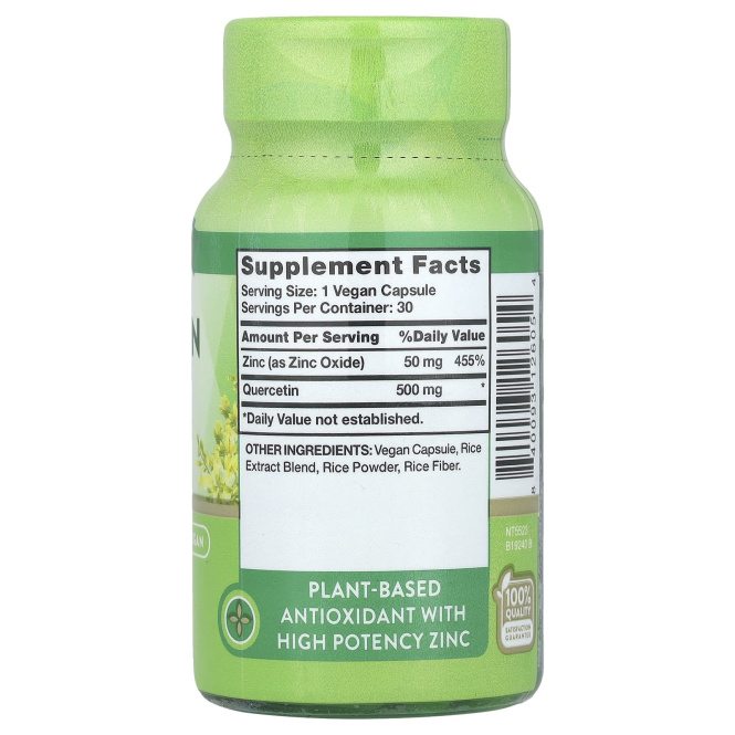 Nature's Truth, Ультра кверцетин + цинк`` 30 капсул
