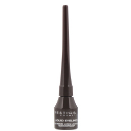 Prestige Cosmetics, Жидкая подводка для глаз, водостойкая, черная/коричневая 0,1 унции (3 мл)