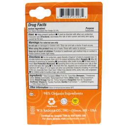 Badger Company, Дети оксид цинка Солнцезащитный All Season Face Палка, SPF 35, мандарин и ваниль, .65 унции (18,4 г)