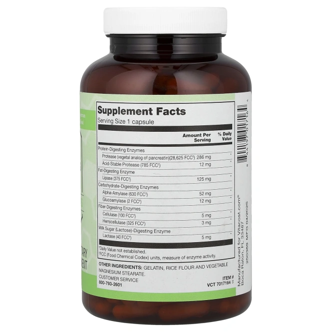 Vitacost, Synergy®, Super Daily, ферменты, 240 капсул