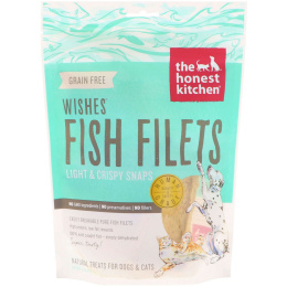 The Honest Kitchen, Wishes Fish Filets, Light & Crispy Snaps, For Dogs and Cats, 3 oz (85 g)